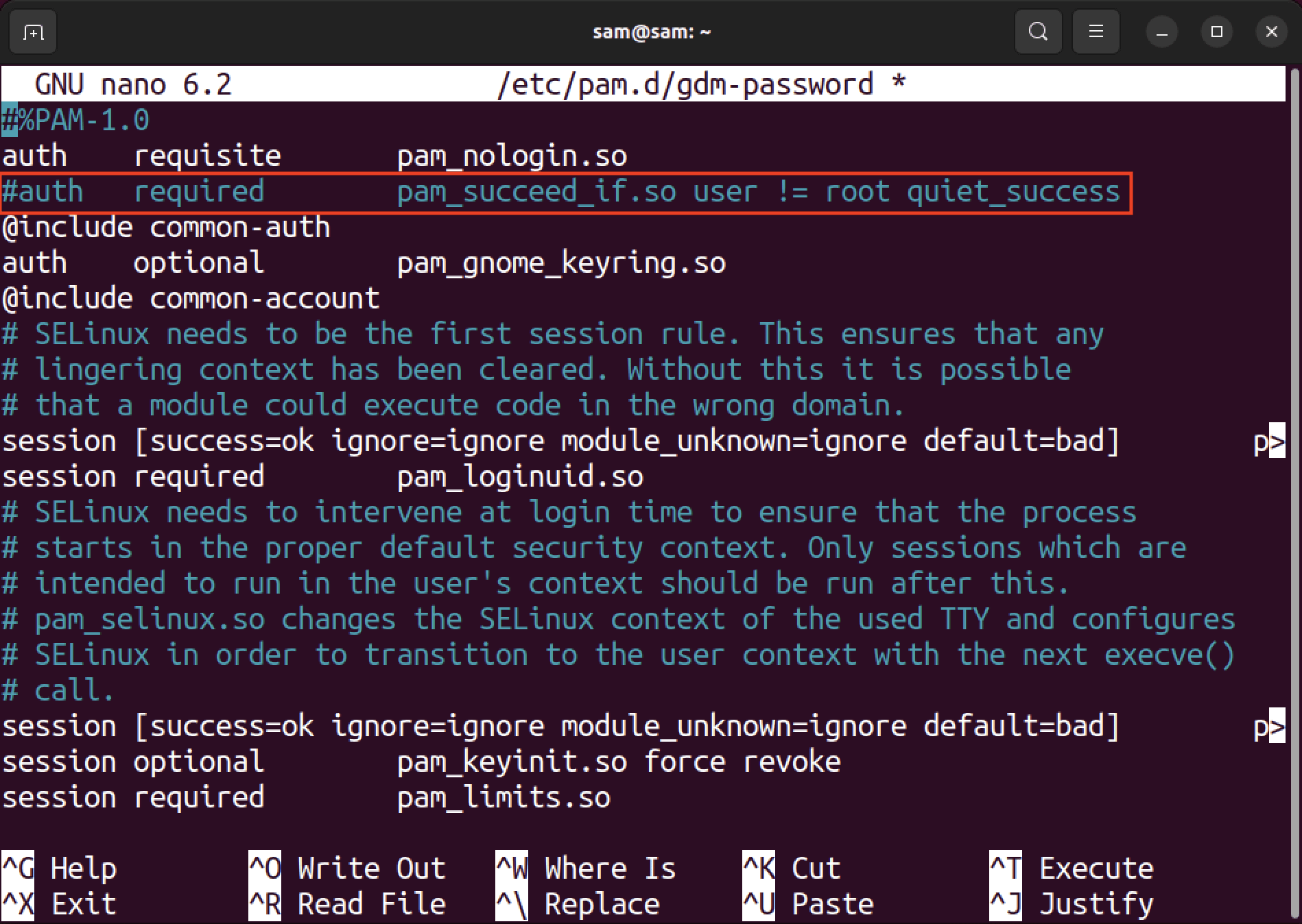 Login as root on ubuntu 9