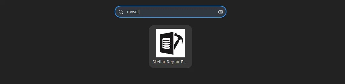 Repair mysql database