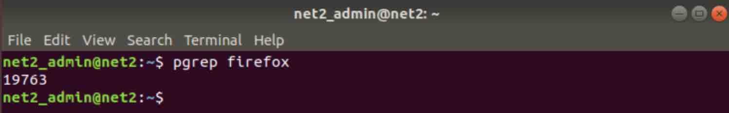 How To Kill Processes In Linux: Beginner-Friendly Guide To Command Line Termination 11 Pgrep firefox command output - pids for firefox processes