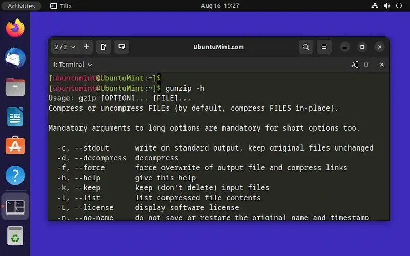 How to Gunzip (Extract ) a '.gz' File in Linux