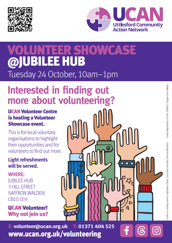 Jubilee Hub Saffron Walden now open! Uttlesford Community Action