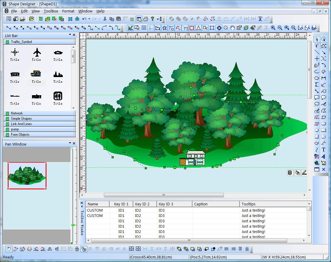 EXD++ SVG Import Graphics Diagram Draw and Edit Component