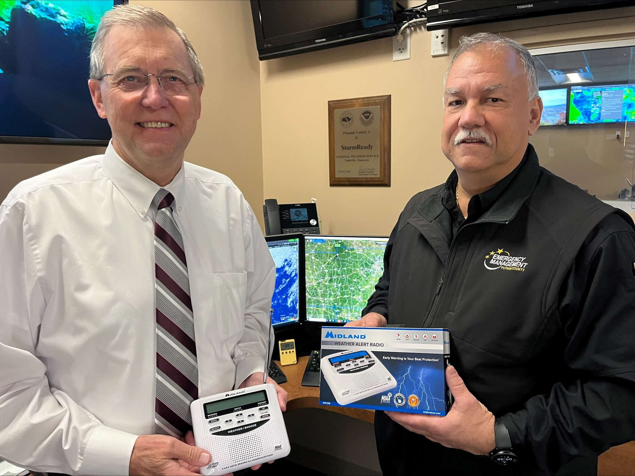 Braving the storm Putnam residents to receive free weather alert