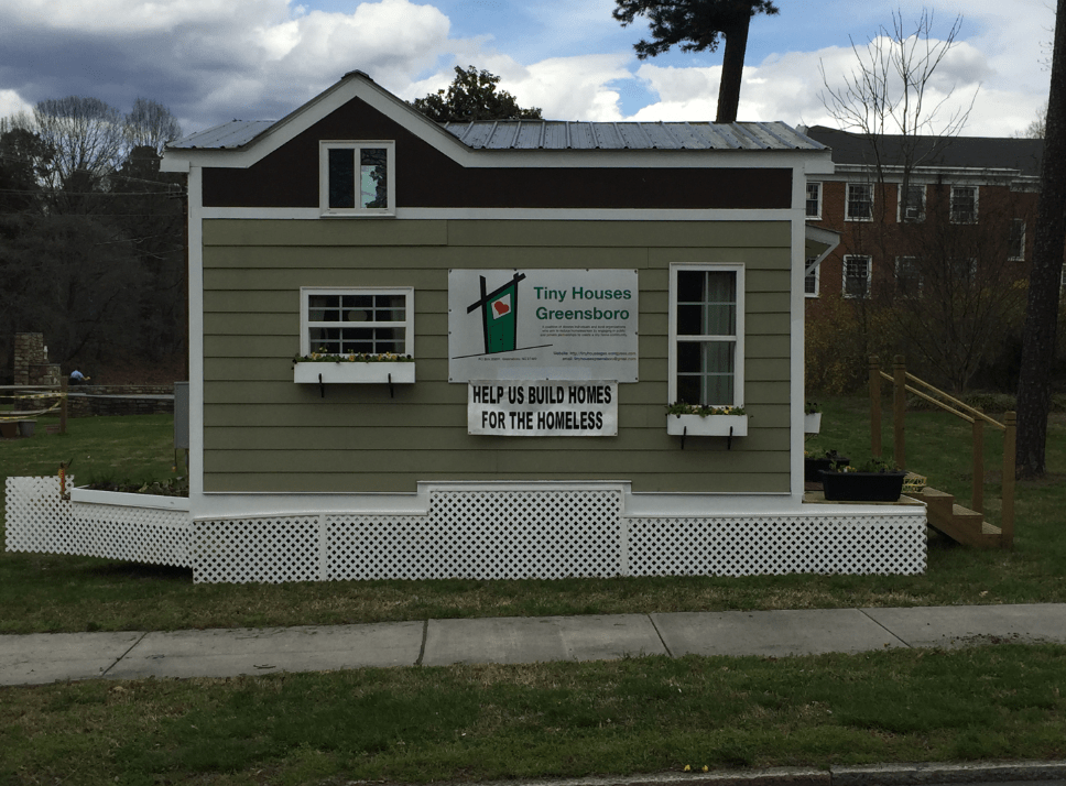 Greensboro church building a tiny house for a homeless veteran United