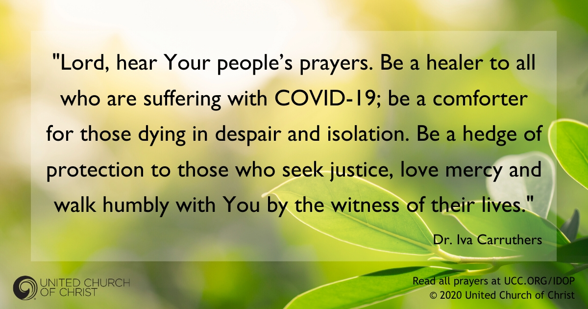 Interfaith Day of Prayer Prayer from Iva Carruthers United Church