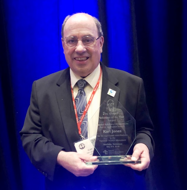 UCC's Karl Jones is National VOAD Volunteer of the Year United Church