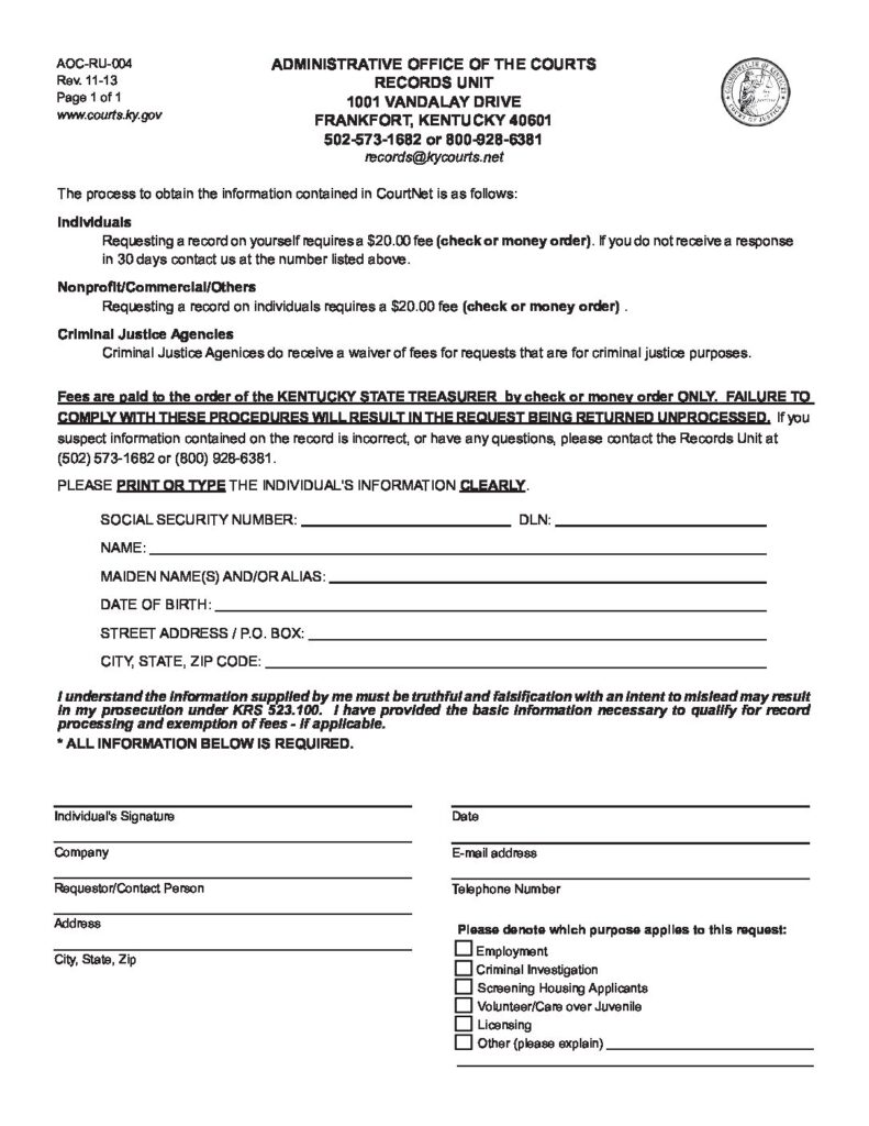 UCHM Volunteer Background Check Request United Crescent Hills Ministries