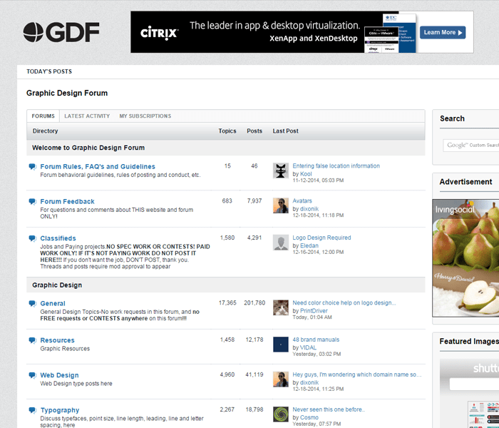 Top 5 Graphic Design Forums