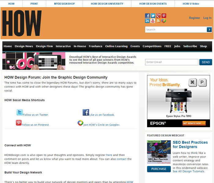 Top 5 Graphic Design Forums