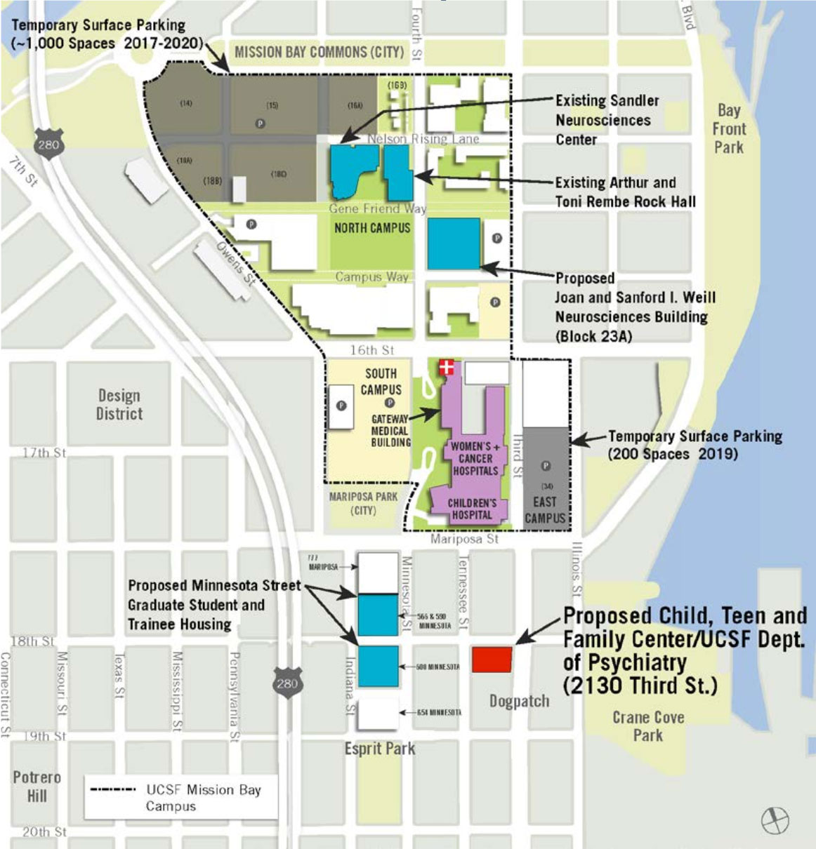 Mission Bay Campus Map Ucsf Mission Bay Campus Map Interactive Map