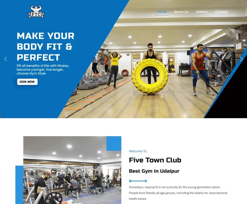 Five Town Club No Blog Title Set