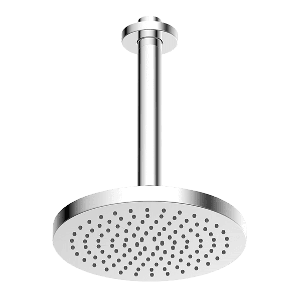 Buy ABEY LDA01 ABS 200MM ROUND SHOWER HEAD WITH 200MM CEILING DROPPER
