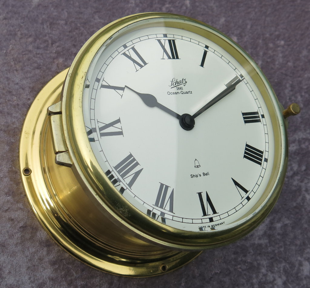 Aug Schatz & Söhne Royal Mariner 8 day ship bell clock eBay