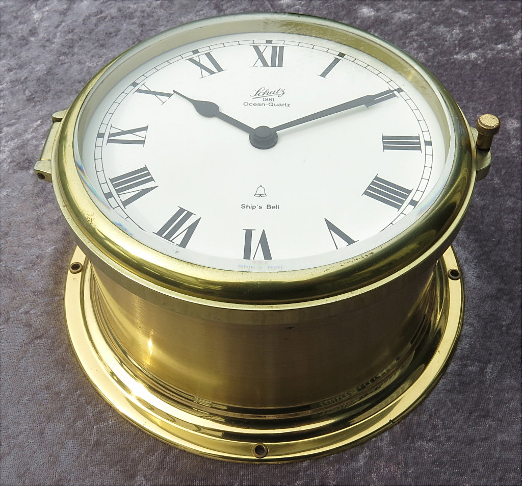 Aug Schatz & Söhne Royal Mariner 8 day ship bell clock eBay