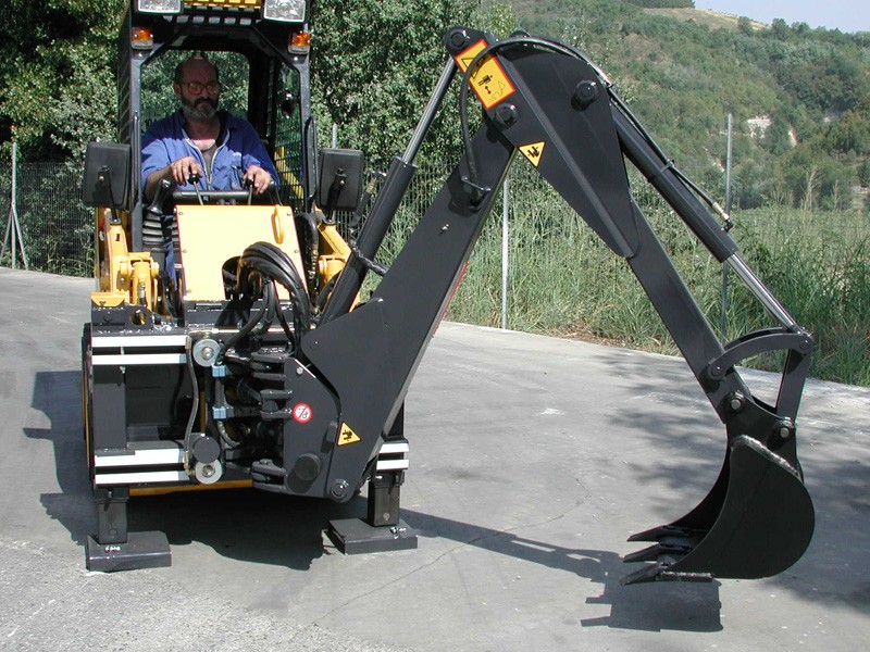 Hydraulic Industrial Backhoe for Skid Steer Loaders