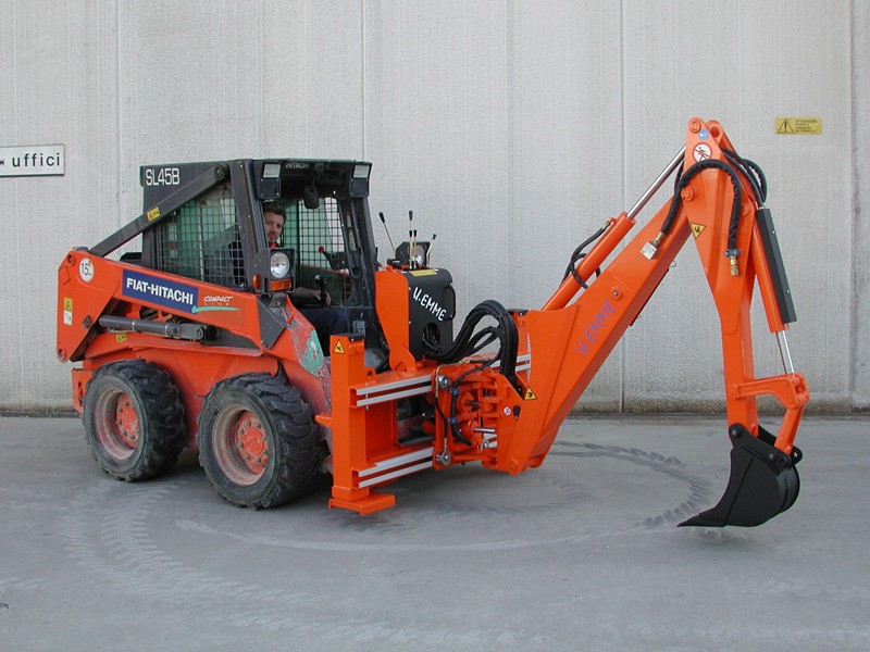 Hydraulic Industrial Backhoe for Skid Steer Loaders