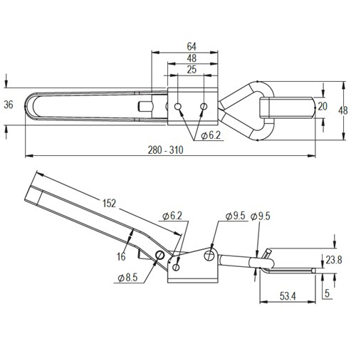 Best Overcentre Fastener Z/P UES Hardware UES Hardware