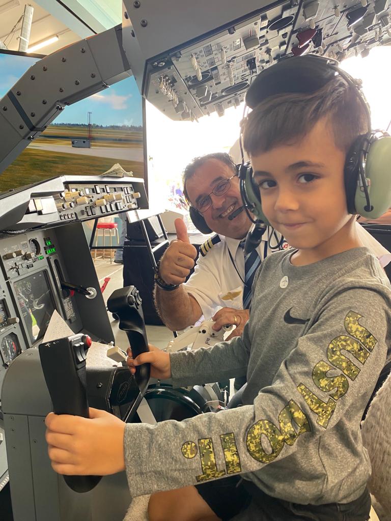 uFly at The Great War Flying Museum open house uFly Simulator