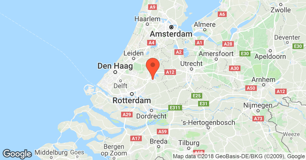 Waar Ligt Gouda Op De Kaart 1 rode bal boven Gouda UFO Meldpunt Nederland