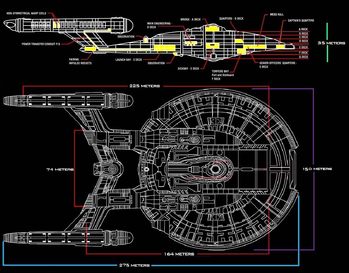 Deckplan Enterprise NX01