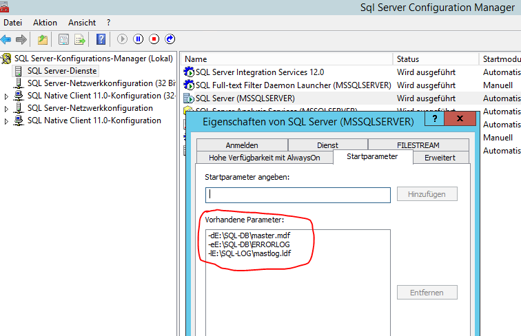 Microsoft SQL Server (MSSQL) model, tempdb, msdb und master Datenbank