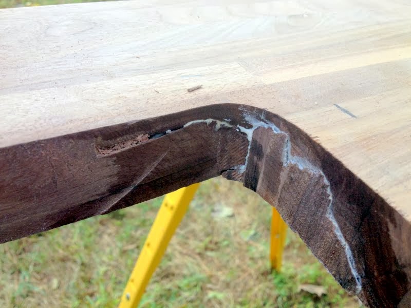 How to Fix a Bad Cut in Butcher Block Counters with an Undermount Sink
