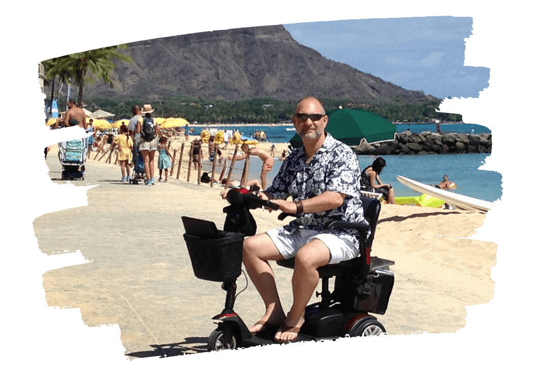 mobility scooter rental oahu hawaii Charlsie Dew