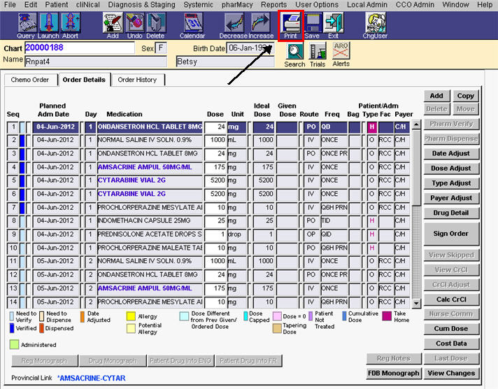 Printing a Paper Order