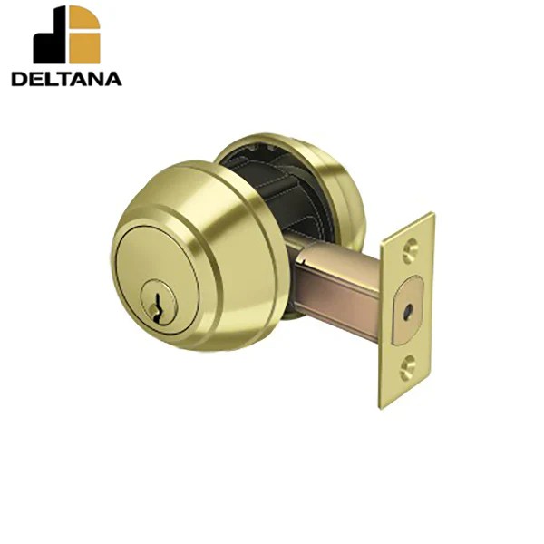 Deltana Double Deadbolt Grade 1 23/4" Backset 13/8" 13/4" D