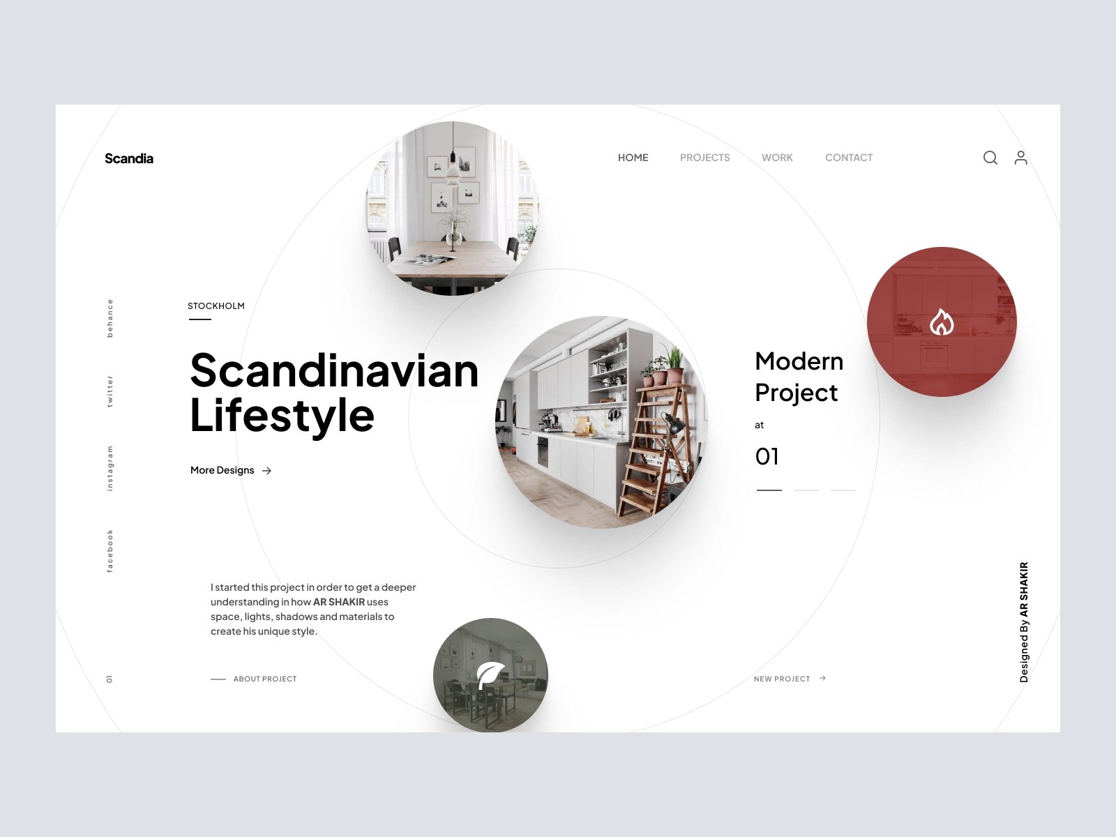 Scandia Construction Company site Design Hero Figm... UI Dux