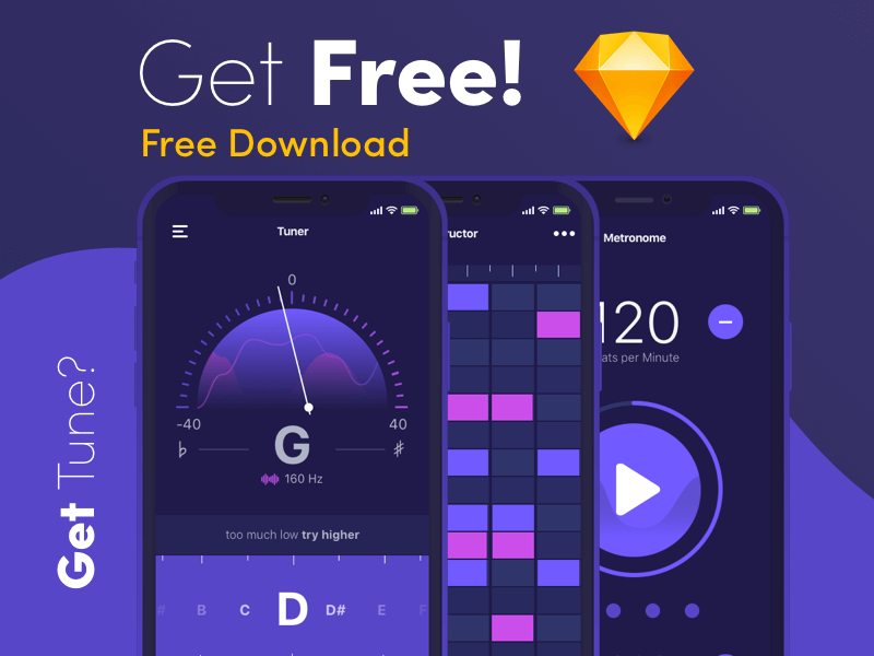 Get Tune App Sketch