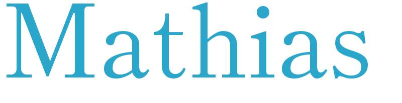 Mathias Boys name UK Baby Names