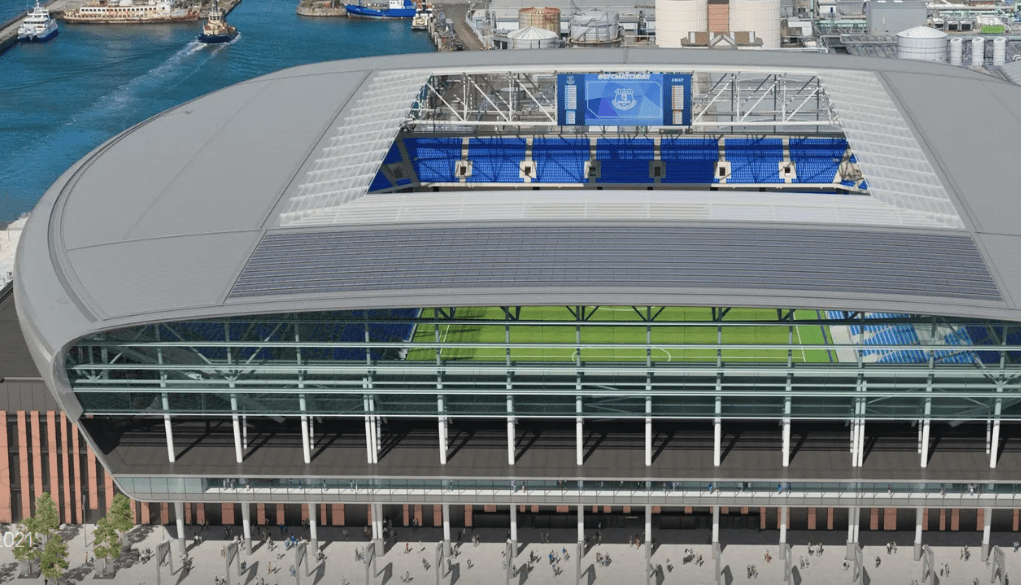 North Stand bolts up at Everton Stadium UK Construction Online