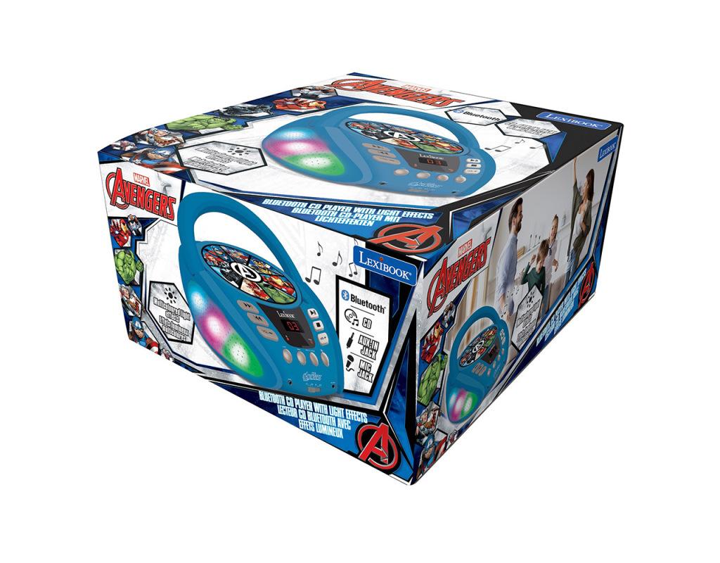 Lexibook RCD109AV Marvel Avengers Boombox CD Player with Bluetooth