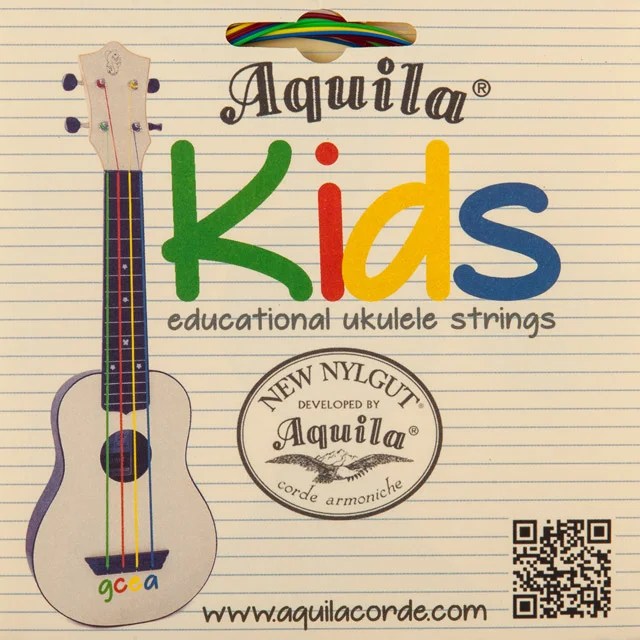 Aquila KIDS Ukulele String Set (GCEA) Ukefinity