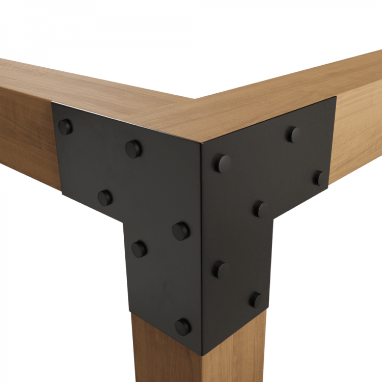 Outer corner bracket for pergola / wooden structures