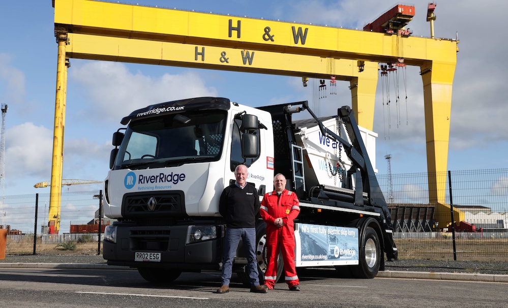 RiverRidge Sees First Fully Electric Skip Lift Vehicle in Northern