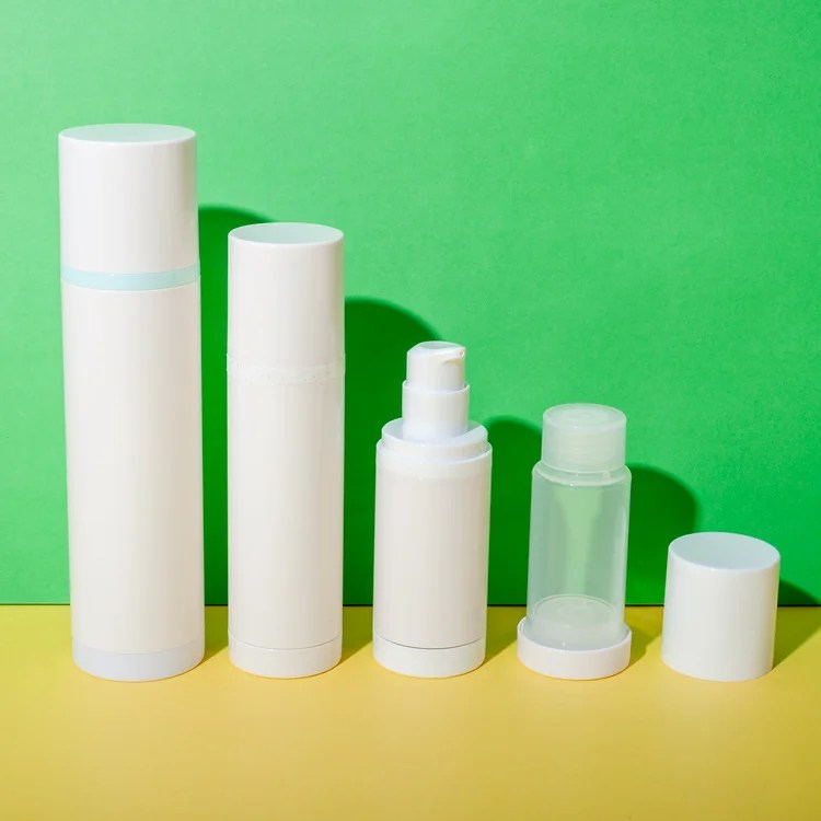 PP Refillable Airless Pump Bottles 30ml 50ml 100ml UKPACK