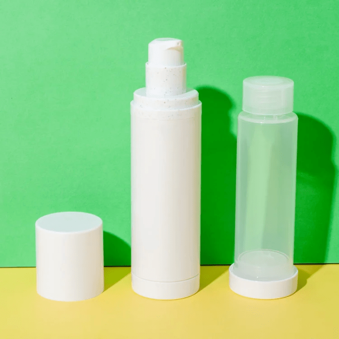 PP Refillable Airless Pump Bottles 30ml 50ml 100ml UKPACK