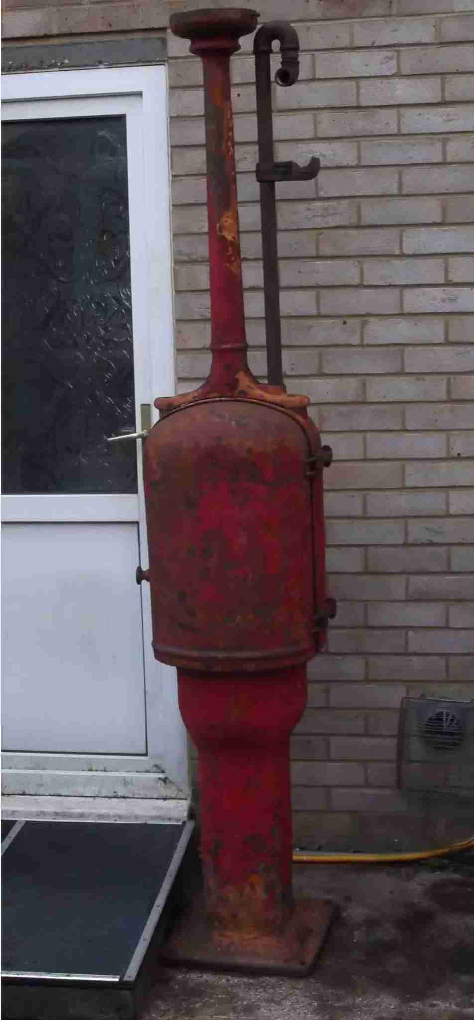 1920's Gilbert and Baker T8 Fat Lady Petrol Pump UK Restoration
