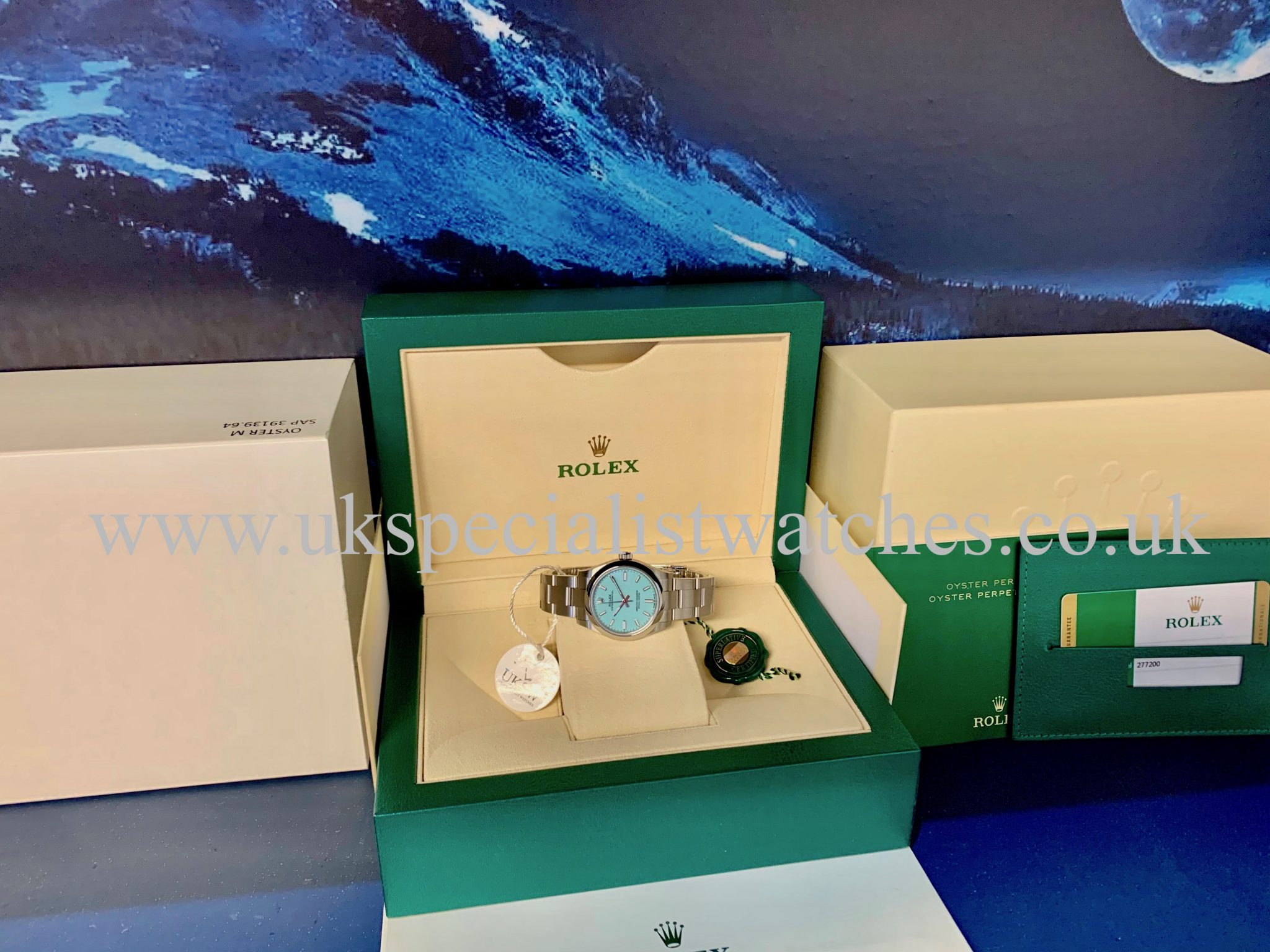Rolex Oyster Perpetual 31mm Midsize Tiffany Blue 277200 New 2020 Uk Specialist Watches