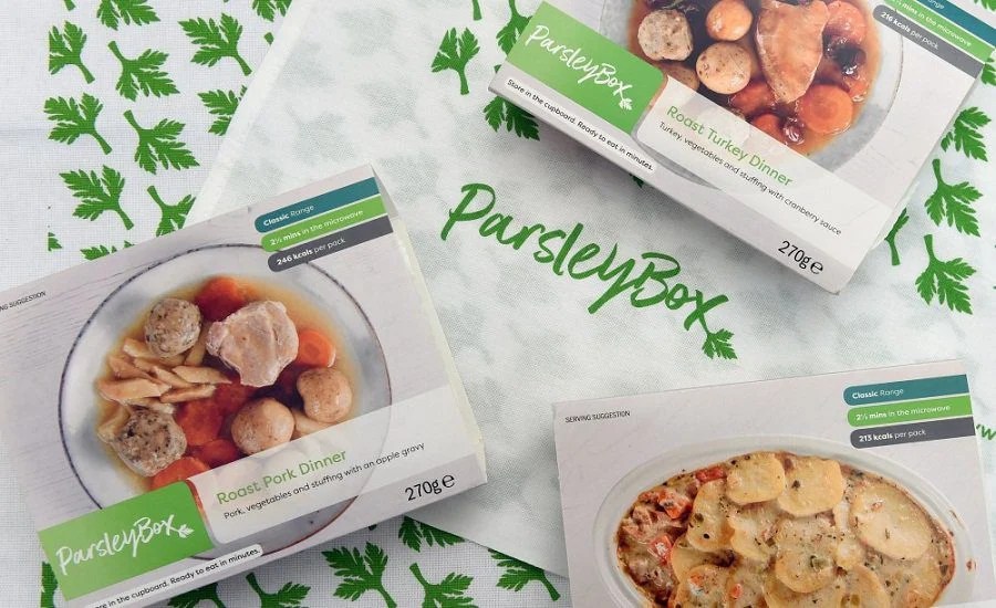 Parsley Box Targeted at baby boomers, this Edinburgh meal delivery