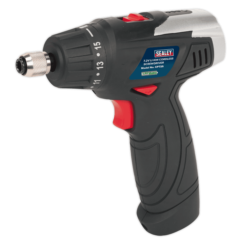 Cordless Screwdriver Set 50pc 7.2V Lithiumion UK Tool Store