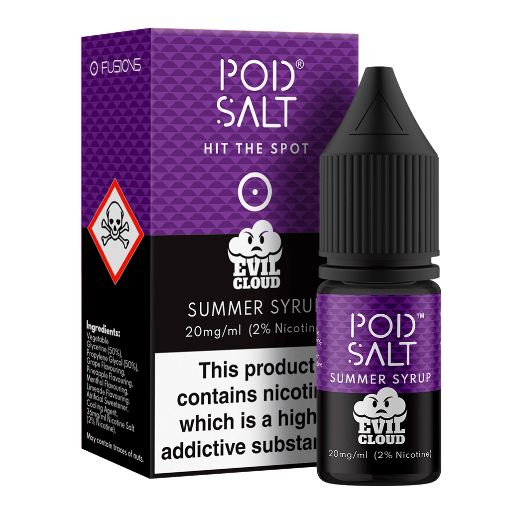 POD Salt The Fusion Range Summer Syrup UK Vape Mob