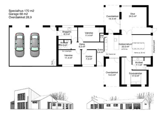 Byg nyt hus Byg din drømmebolig Plantegninger Uldum Huse A/S