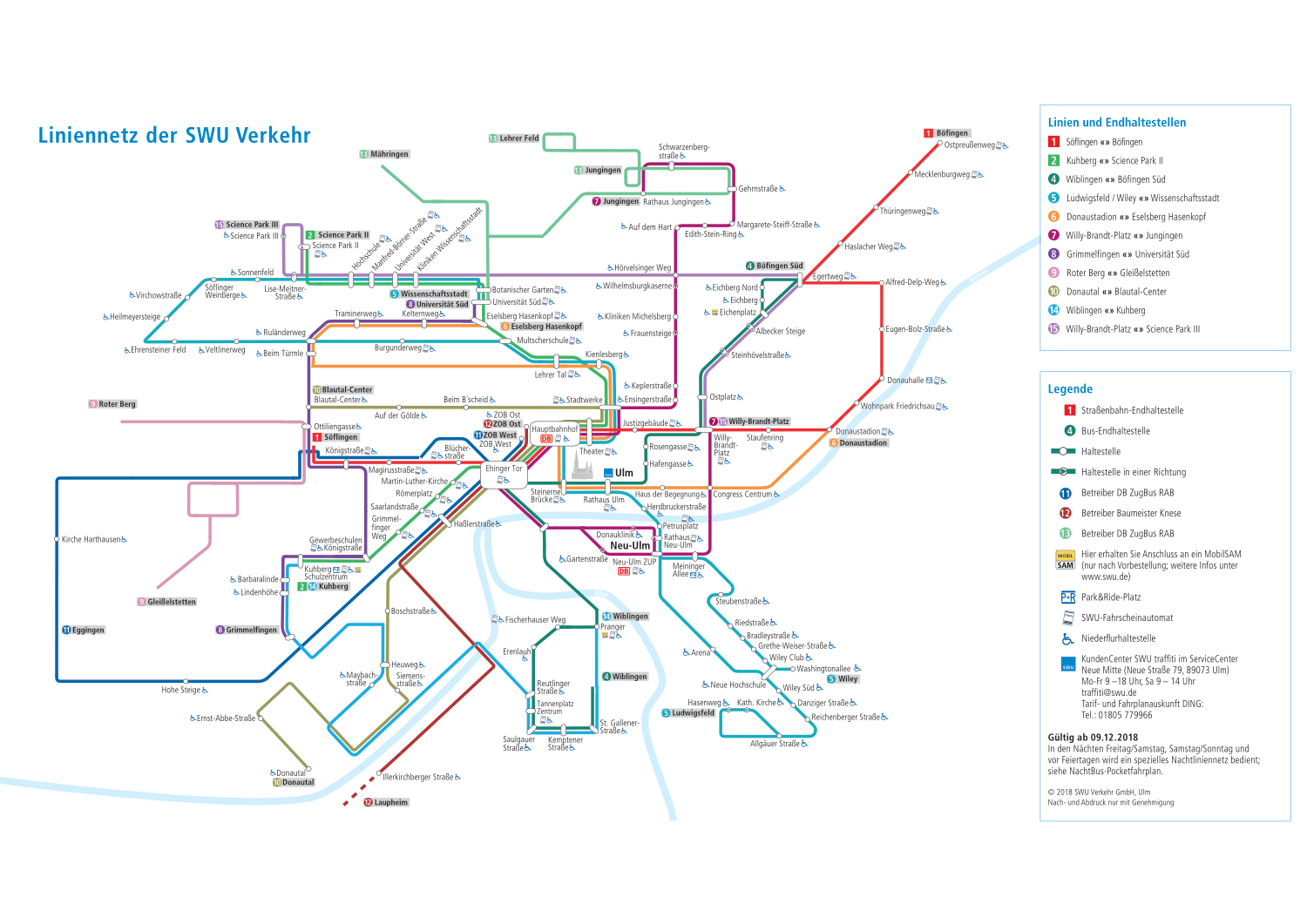 Metro Ulm Karte Accessibility of the Ulm Public Transit System