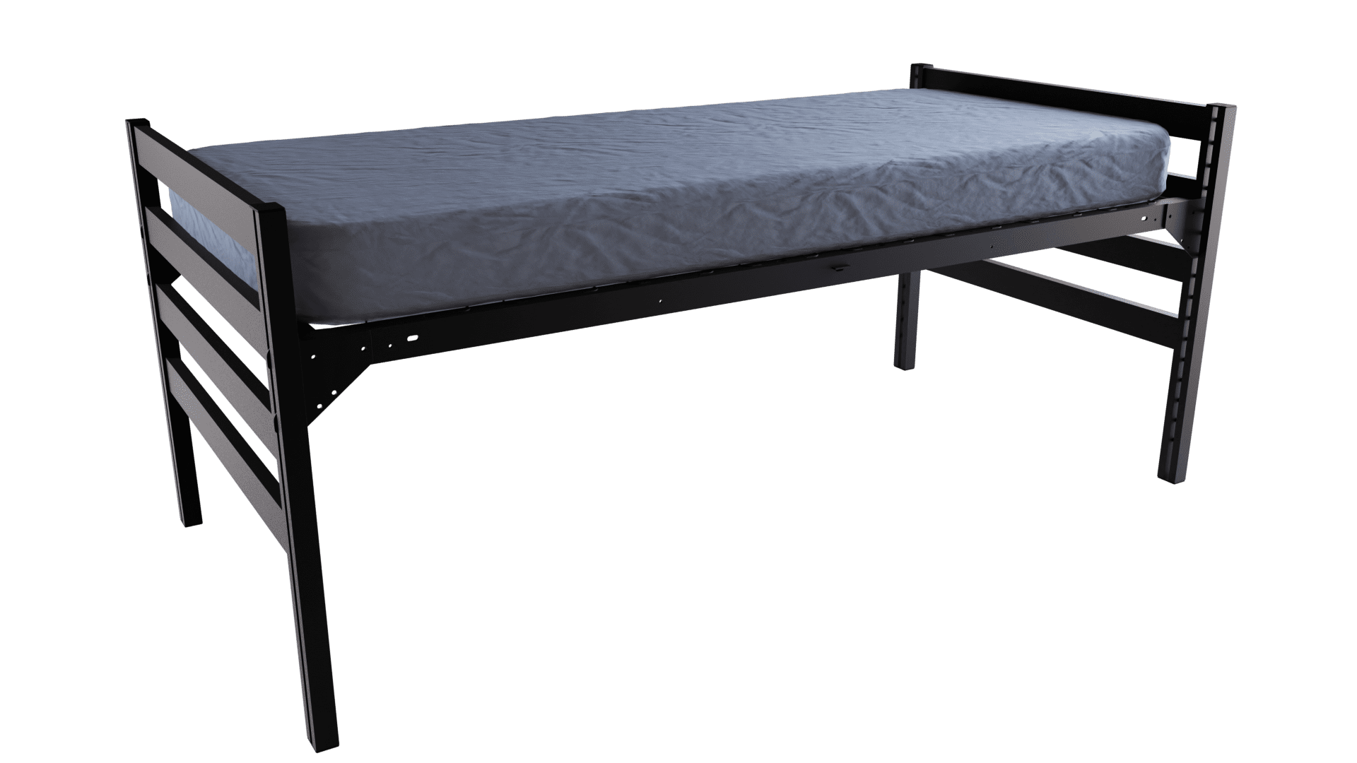 Metal 4 Slat Bed End University Loft Company