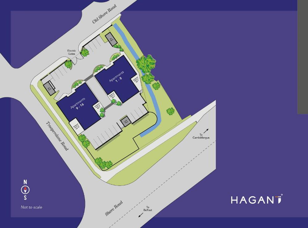 The Tides, Old Shore Road, Carrickfergus, New homes for sale in