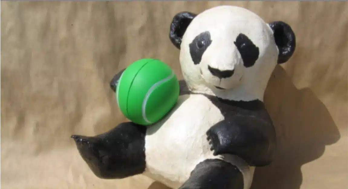 Make a Playful Paper Mache Baby Panda Bear Ultimate Paper Mache