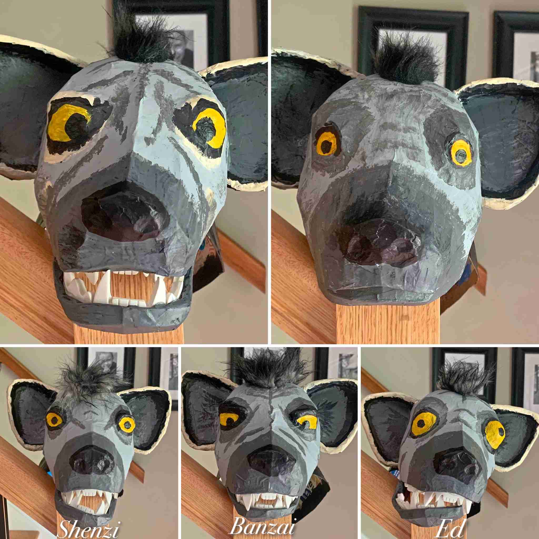 Lion King Hyenas, Principal Trio And Some Ensemble • Ultimate Paper Mache